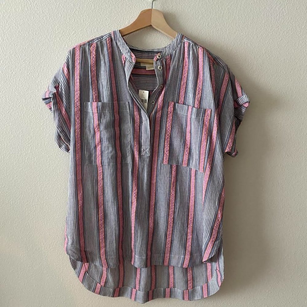 Anthropologie Striped Blouse